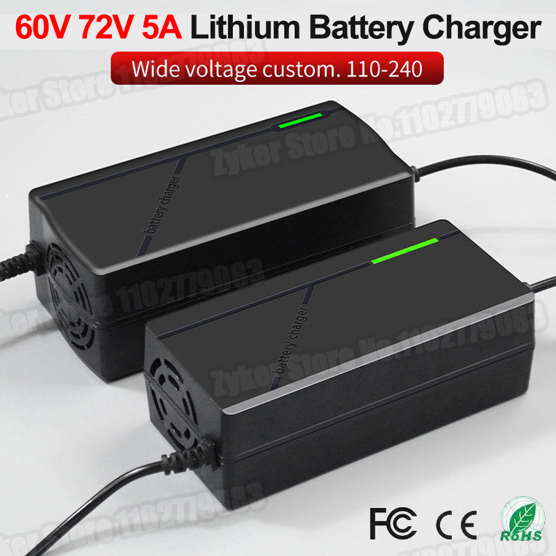 84V 20A Smart Charger - 60V 72V 5A Lithium-Batterie-Ladegerät 67,2V 84V