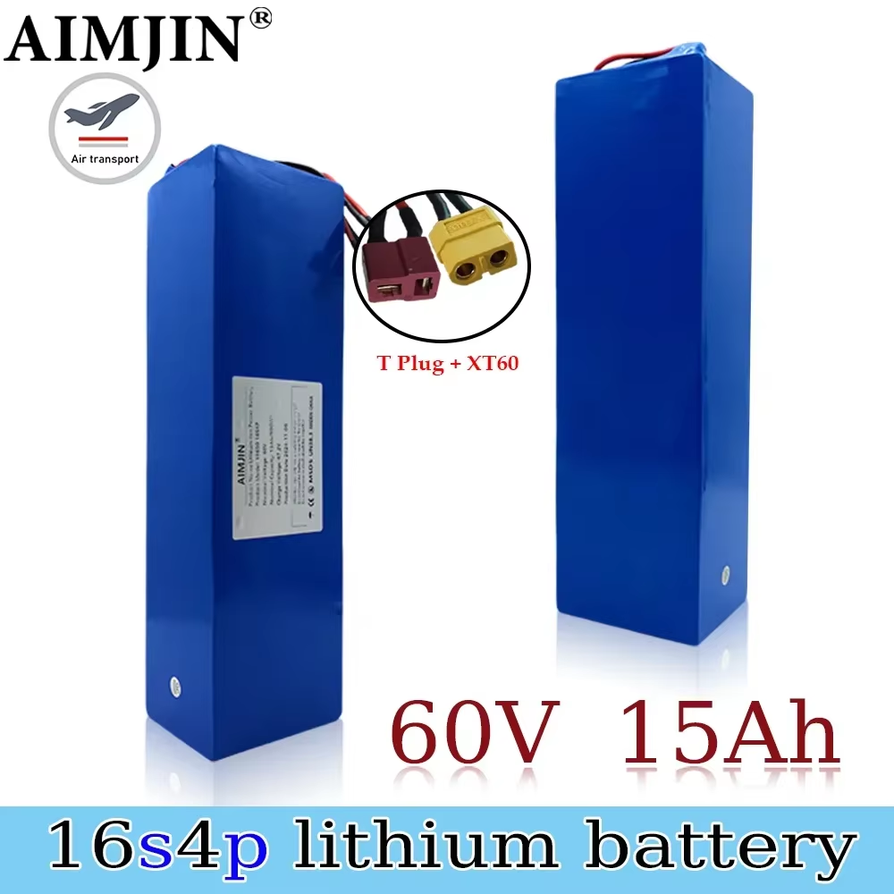 60V 50Ah Electric Scooter Battery - 60V 15Ah Akku 16S4P 15000mAh 900Wh